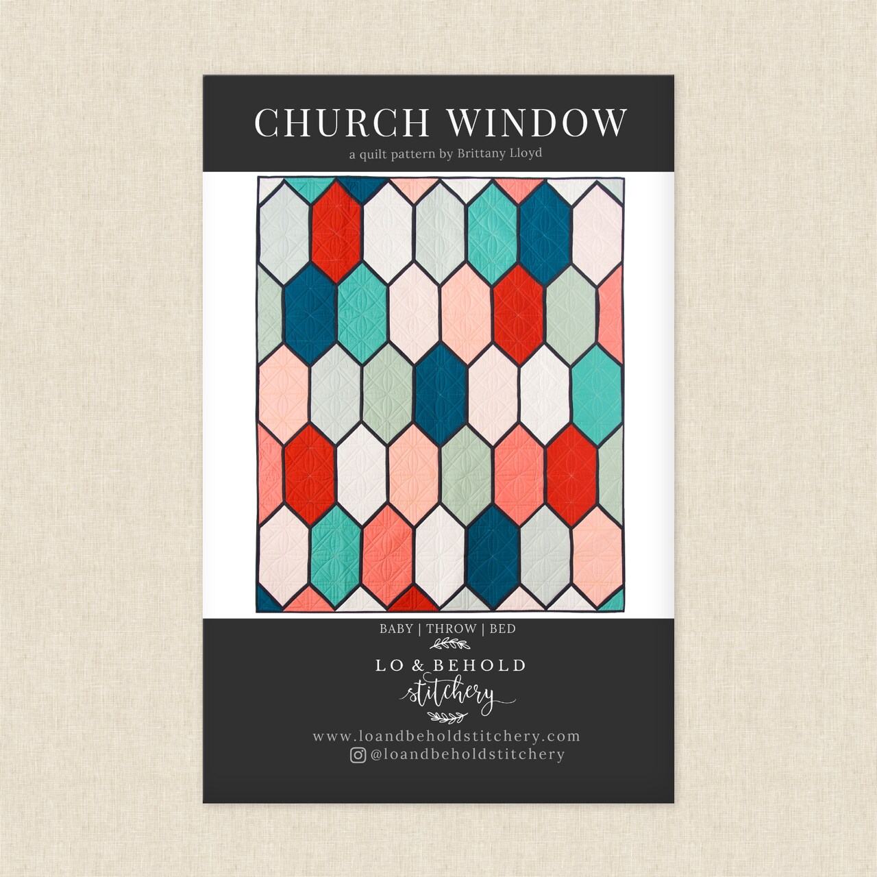 Church Window (lbs 111) | Lo and Behold Stitchery | Sewing Pattern